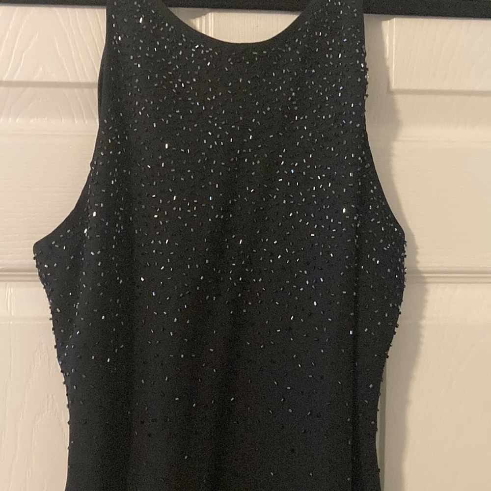 Black cocktail dress by Chelsea Nites